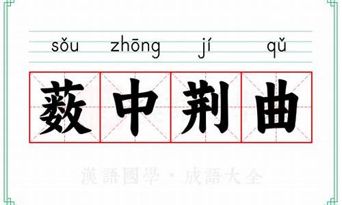薮中荆曲是什么意思是什么生肖-薮中荆曲是