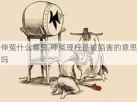 伸冤什么意思,伸冤理枉是被陷害的意思吗