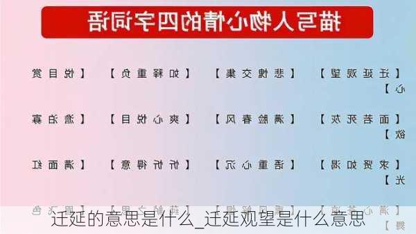 迁延的意思是什么_迁延观望是什么意思