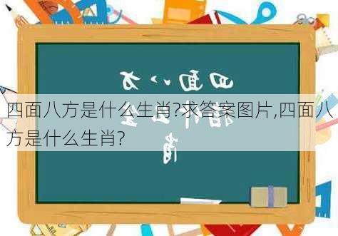 四面八方是什么生肖?求答案图片,四面八方是什么生肖?