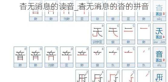 杳无消息的读音_杳无消息的沓的拼音