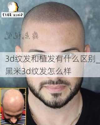 3d纹发和植发有什么区别_黑米3d纹发怎么样