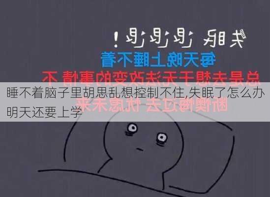 睡不着脑子里胡思乱想控制不住,失眠了怎么办明天还要上学