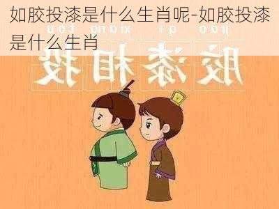 如胶投漆是什么生肖呢-如胶投漆是什么生肖